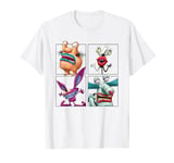 Aaahh!!! Real Monsters Front Back Character Grid Nickelodeon T-Shirt