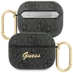 Guess GUAP4GSMK AirPods Pro Case Grey/Grey 4G Script Metal Collection