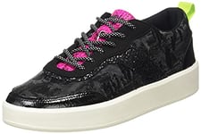 Desigual Femme Shoes_Fancy_Black Basket, Noir, 36 EU