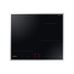 Samsung Autarkes NZ64B5046HK/U1 Plaque de cuisson à induction vitrocéramique FlexZone, SmartThings Cooking, touches de capteur avec curseur 60 cm