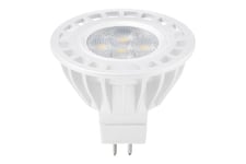 goobay - LED-spot lyspære - form: MR16 - matteret finish - GU5.3 - 5 W - varmt hvidt lys - 2700 K - hvid
