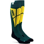 100% Hi Side Performance Moto Socks Green