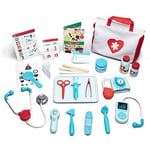 Melissa & Doug Jeu de Docteur, Malette Docteur Enfant, Kit de jeu de docteur de 25 pièces, Jeux de rôle, Jouet créatif, Jeu d'imitation, Cadeau pour garçons et filles de 3 4 5 6 7 ans