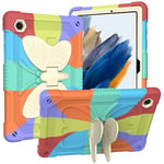 Étui pour Samsung Galaxy Tab A8 10.5" 2022 (SM-X200/X205/X207) Housse de Protection Antichoc avec bandoulière pour Tab A8