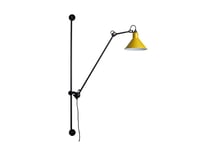 214 Vegglampe Conic Gul - Lampe Gras