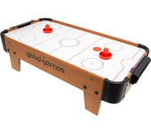 GLOBAL GIZMOS 55979 Table Top Air Hockey, White,Black,Brown