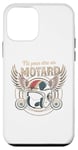 Coque pour iPhone 12 mini Né Pour Etre Un Motard Cadeau Moto Humour Biker Bike