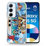 Cokitec Coque Renforcée pour Samsung Galaxy A55 5G Manga One Piece Sunny