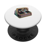 Vintage Appareil Photo Photographe Photographie Photo PopSockets PopGrip Adhésif