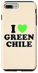 Coque pour iPhone 7 Plus/8 Plus I Love Green Chili Nourriture épicée au piment chaud rôti au Nouveau-Mexique