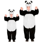 W WIDMANN MILANO Party Fashion - Costume enfant panda, combinaison en peluche, costume animalier, déguisements de carnaval