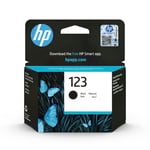 GENUINE AUTHENTIC HEWLETT PACKARD HP 123 BLACK INK CARTRIDGE F6V17AE