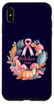 Coque pour iPhone XS Max "Octobre Rose" Automne - Sensibilisation au Cancer du Sein