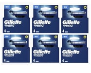 Pack 24 Lames GILLETTE MACH3 TURBO Recharge Rasoir Gilette Match 3 Match3 Mach 3