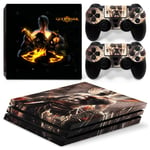 Kit De Autocollants Skin Decal Pour Console De Jeu Ps4 Pro Full Master Resident Evil Grid Square, T1tn-P4pro-1451