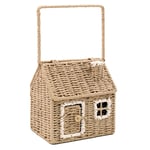 Charming House-Shaped Wicker Storage Basket | Home Storage Solution - 20x36cm