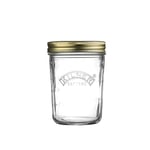 Kilner Wide Mouth Preserve Jar 0.35L (350ml) Glass Storage Jar with Vacuum Seal Lid Ideal for Preserving Whole Fruits Vegetables Pickles Jams