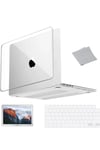 IMDCASE Case For MacBook Pro 16 Inch 2021 A2485 Clear Plastic +EU Keyboard Cover