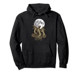 Funny 3 King Cobra Snakes Howling At The Moon Venom Snake Pullover Hoodie