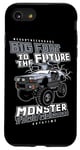 Coque pour iPhone SE (2020) / 7 / 8 Camion de machine amusant des années 80 Monster Time pour garçons et enfants