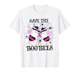 Save The Boo Bees Breast Cancer Awareness Boo Bees Halloween T-Shirt