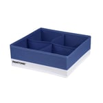 PANTONE™ - Organiseur de rangement et tiroirs peu encombrants, 1 pièce, 4 compartiments à linge accessoires, organiseur de tiroirs de salle de bain, chambre de rangement, organisateur de tiroirs