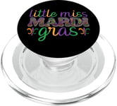 Little Miss Mardi Gras Sparkle Vibes PopSockets PopGrip for MagSafe