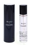 Chanel Bleu De Chanel Pour Homme Giftset 60 ml, Edt Spray 20ml/2x Edt Spray Refill 20ml - Travel Sprays