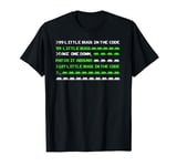 Programmer Coding 99 Little Bugs In The Code T-Shirt