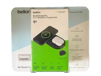 Belkin BoostCharge Pro 2-in-1 Wireless Charging Pad with Magnetic Qi2 15W BNIB