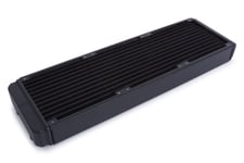 Alphacool 14432, Radiator, Aluminium, Sort, 1/4", 2 Stang, 120 Mm