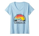 Womens Way-maker Women Men Waymaker V-Neck T-Shirt