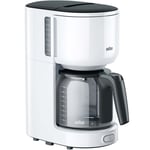 Braun Kaffebryggare KF3100WH PurEase 10Koppars 1000W