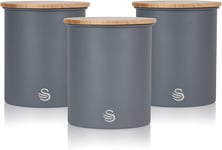 Swan Nordic Canisters with Bamboo Lids SWKA17513GRYN (Grey)