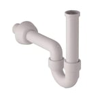 Geberit - série 151.100.11.1 - Siphon pour lavabo en polypropylène blanc orientable 11/4” x 40 mm