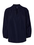 D2. Pop Over Blouse Navy GANT