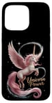 Coque pour iPhone 15 Pro Max Adorable licorne magique pour fille