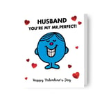 Valentine's Day Card For Husband Mr Men & Little Miss Mr Perfect