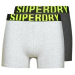 Boxers Superdry  BOXER DUAL LOGO DOUBLE PACK