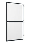 Moustiquaire pour porte à cadre en aluminium, la hauteur:210 cm, Farbe:anthracite, largeur:100 cm