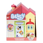 Bluey Play Date Plush Surprise, Decorate House With Stickers, Attach the Play Time Sign, Then Open the Door for a Surprise Plush to Appear, Which Plush Will You Get?