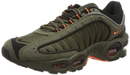 Nike AIR MAX TAILWIND IV SE, Men's Running Shoe, Cargo Khaki Total Orange Black, 8.5 UK (43 EU)