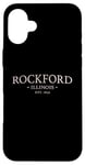 Coque pour iPhone 16 Plus Rockford IL - Simple Rockford IL