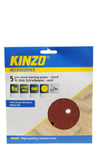 Kinzo 71739 Papier abrasif en bois rond 150 mm