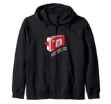 Red Talkie Toaster Dwarf Zip Hoodie