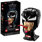 LEGO 76187 Marvel Venom: Kit de Construction de Masque, Casque de Tête, Idéal pour Les Collectionneurs de Marvel, Cadeau pour Adultes, Fans de Super-Héros, Hommes et Femmes