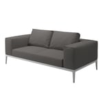 Gloster - Grid Lounge Sofa White/Granite - Utendørs sofaer - Henrik Pedersen