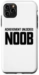 iPhone 11 Pro Max Achievement Unlocked Noob Video Games Gamer Noob Case