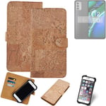 FOR Nokia G42 5G SMARTPHONE CASE COVER WALLETCASE CORK