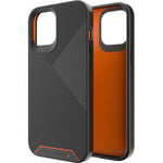 Gear4 D3O Battersea beskyttelsesetui, Apple iPhone 12 / iPhone 12 Pro, sort/orange